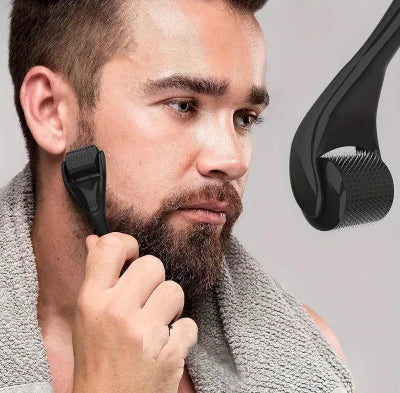 Mikroiglicni valjak za lice. Poboljsava cirkulaciju, obnavlja kozu, pogodno za kucnu upotrebu.