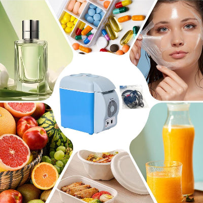 Mini frizider za kozmetiku i hranu. Multifunkcionalan, za putovanja, automobil, kampovanje.