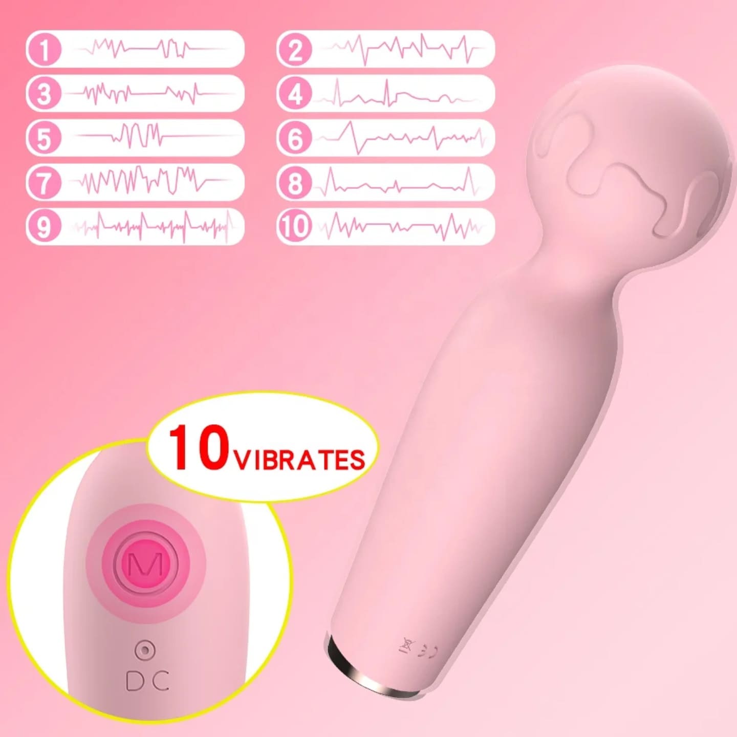 Električni mini masažer sa 10 režima