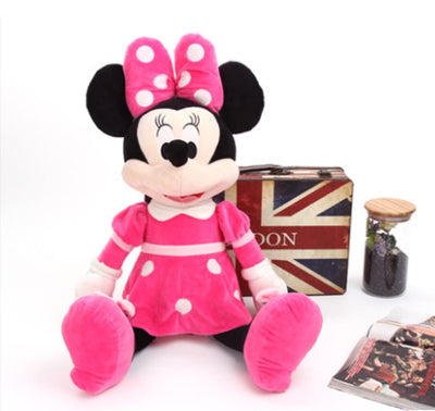 Plisana igracka Mini Maus roze haljinica sa masnom za bebe i decu pokloni