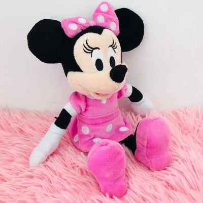 Mini Maus plisana igracka velika u roze haljini na bele tackice za decu poklon igracke