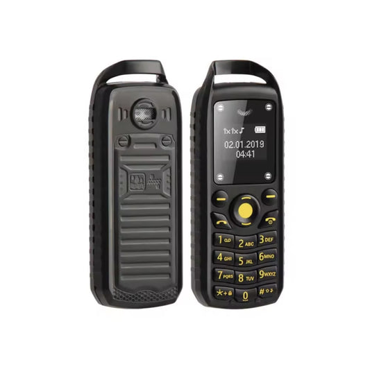 Mini mobilni telefon BM25 prednja i zadnja strana