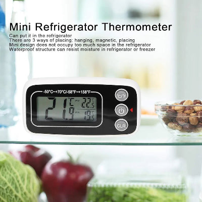 Mini termometar za frizider digitalni magnet kacenje za hranu i vino oprema