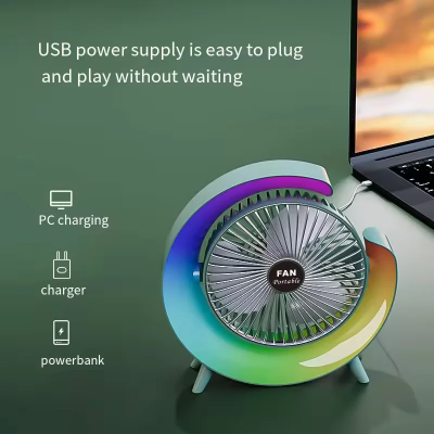 Specifikacije prenosivog usb ventilatora. Opis punjenja preko usb-a sa racunara ili power banka.