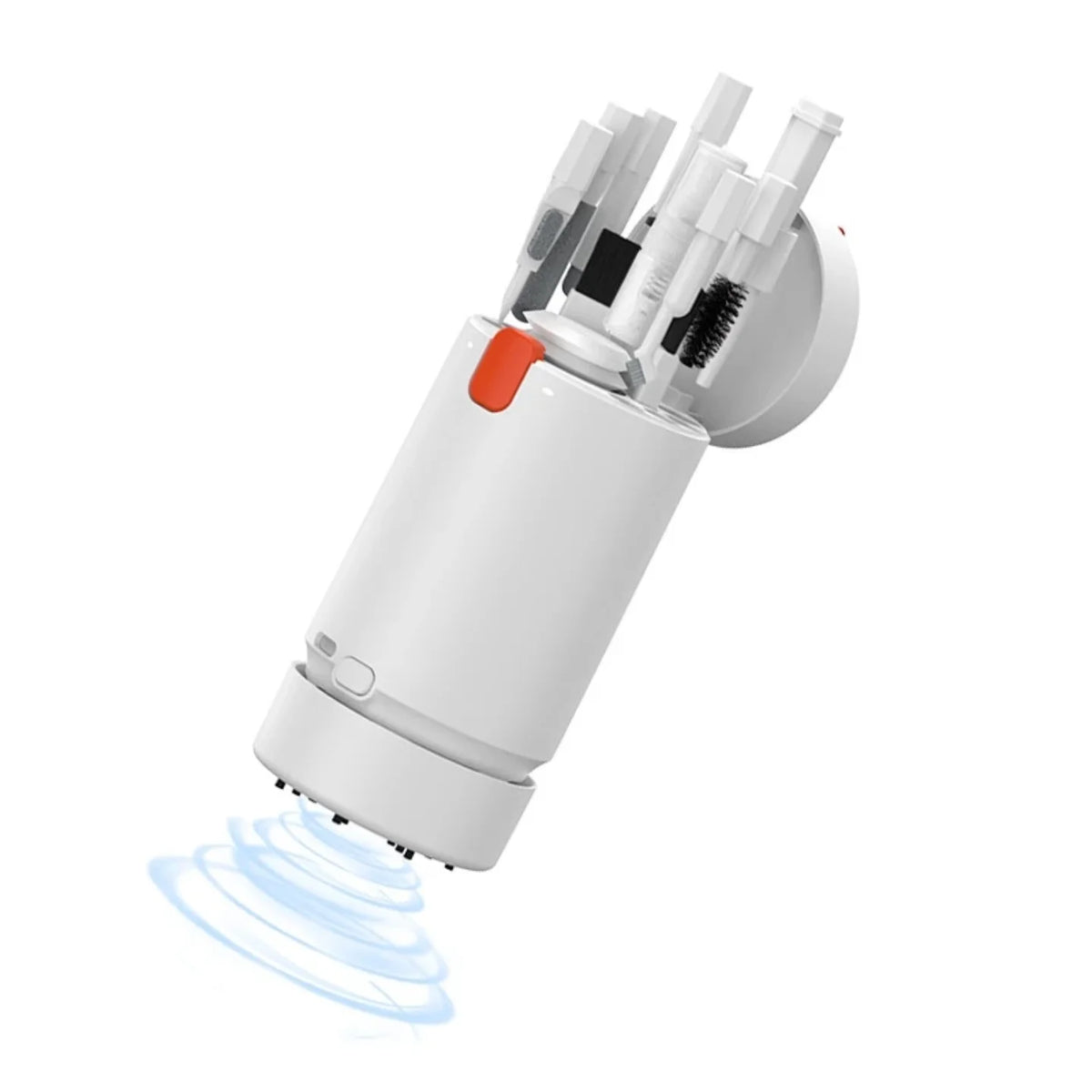Mini usisivac 21u1 pod uglom sa prikazom usisavanja