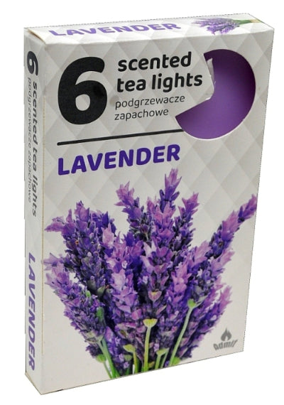 Mirisljave tealight svecice lavanda 6 komada aromaticne male svecice miris lavande za opustanje dekoraciju prodaja Srbija.