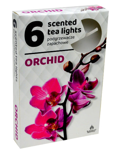 Mirisljave tealight svecice orhideja 6 komada aromaticne male svecice miris egzoticnog cveta.