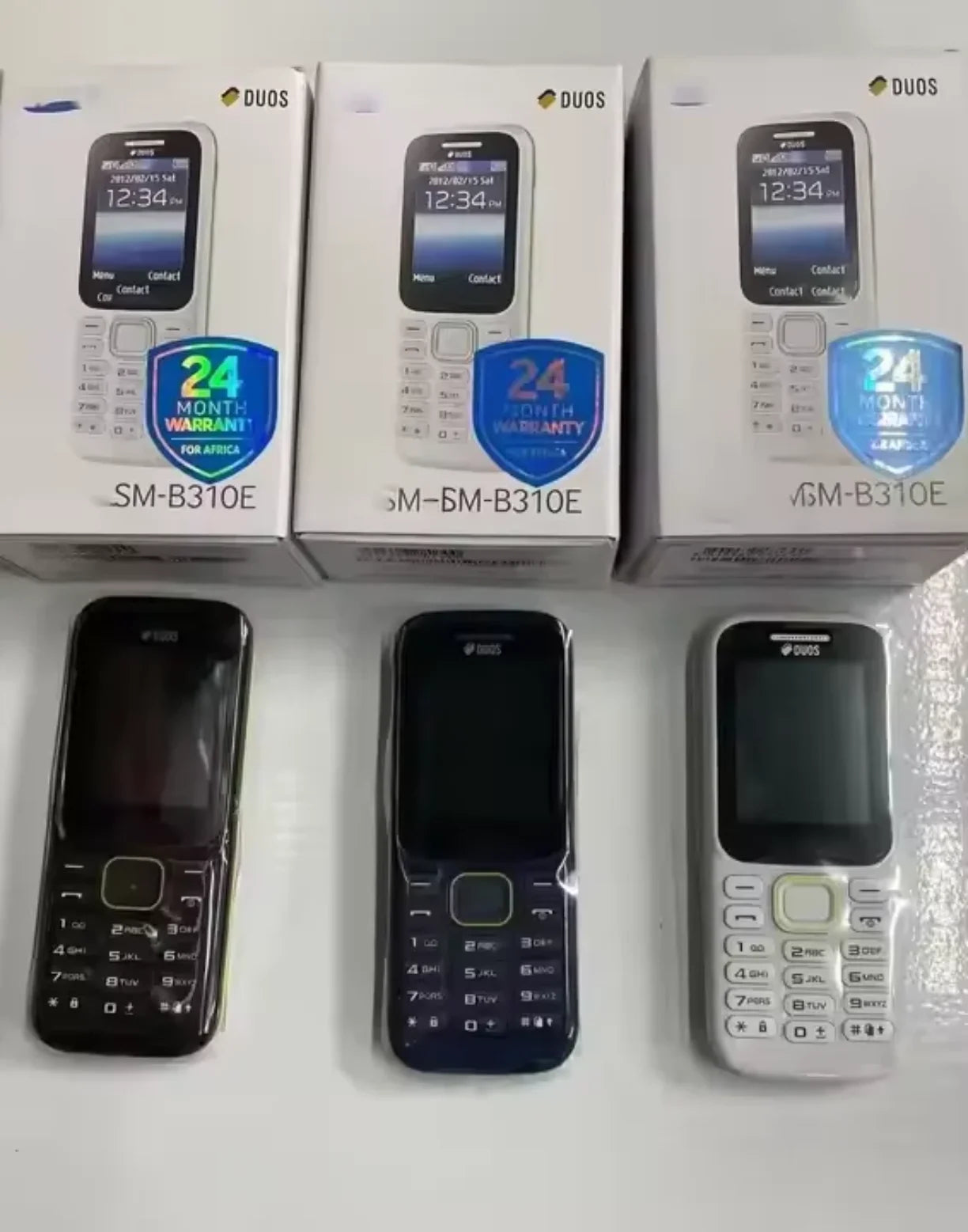 Mobilni telefoni B310E u tri boje sa kutijama