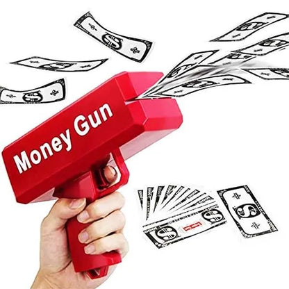 Money gun igracka koja izbacuje papirne novcanice
