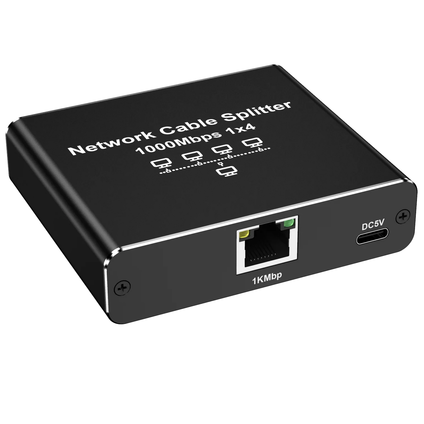 Mrezni razdelnik sa jednim RJ45 ulazom i DC5V napajanjem
