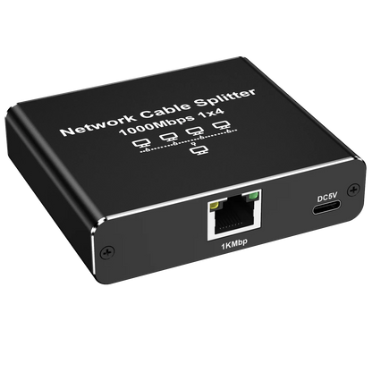 Mrezni razdelnik sa jednim RJ45 ulazom i DC5V napajanjem
