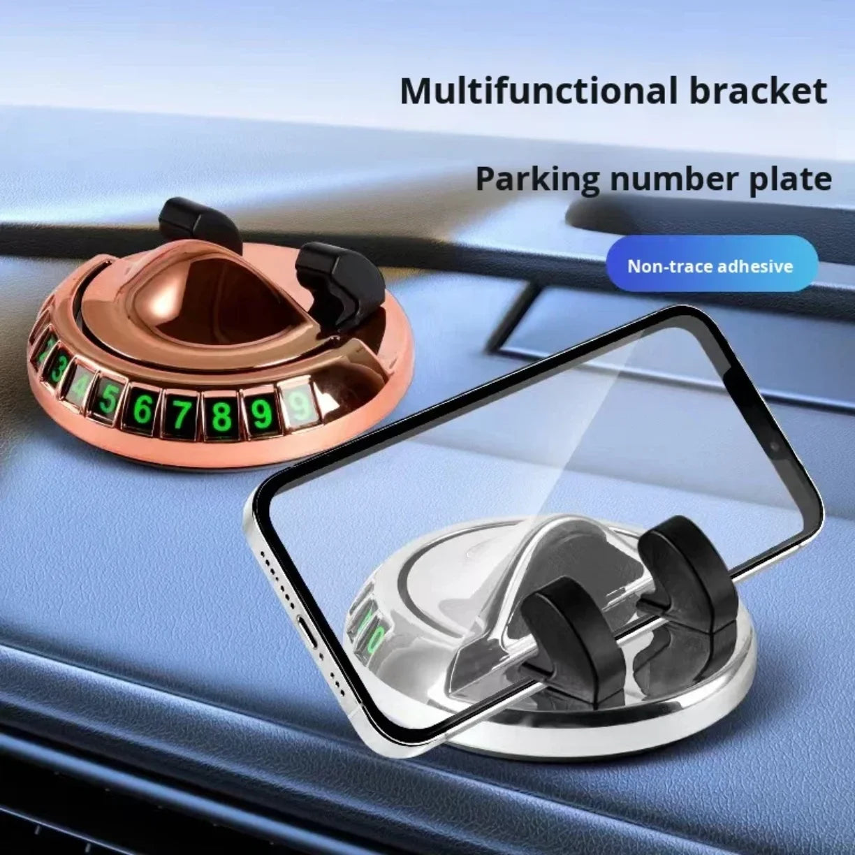 multifunkcionalni auto drzac sa parking brojem i lepljivom bazom