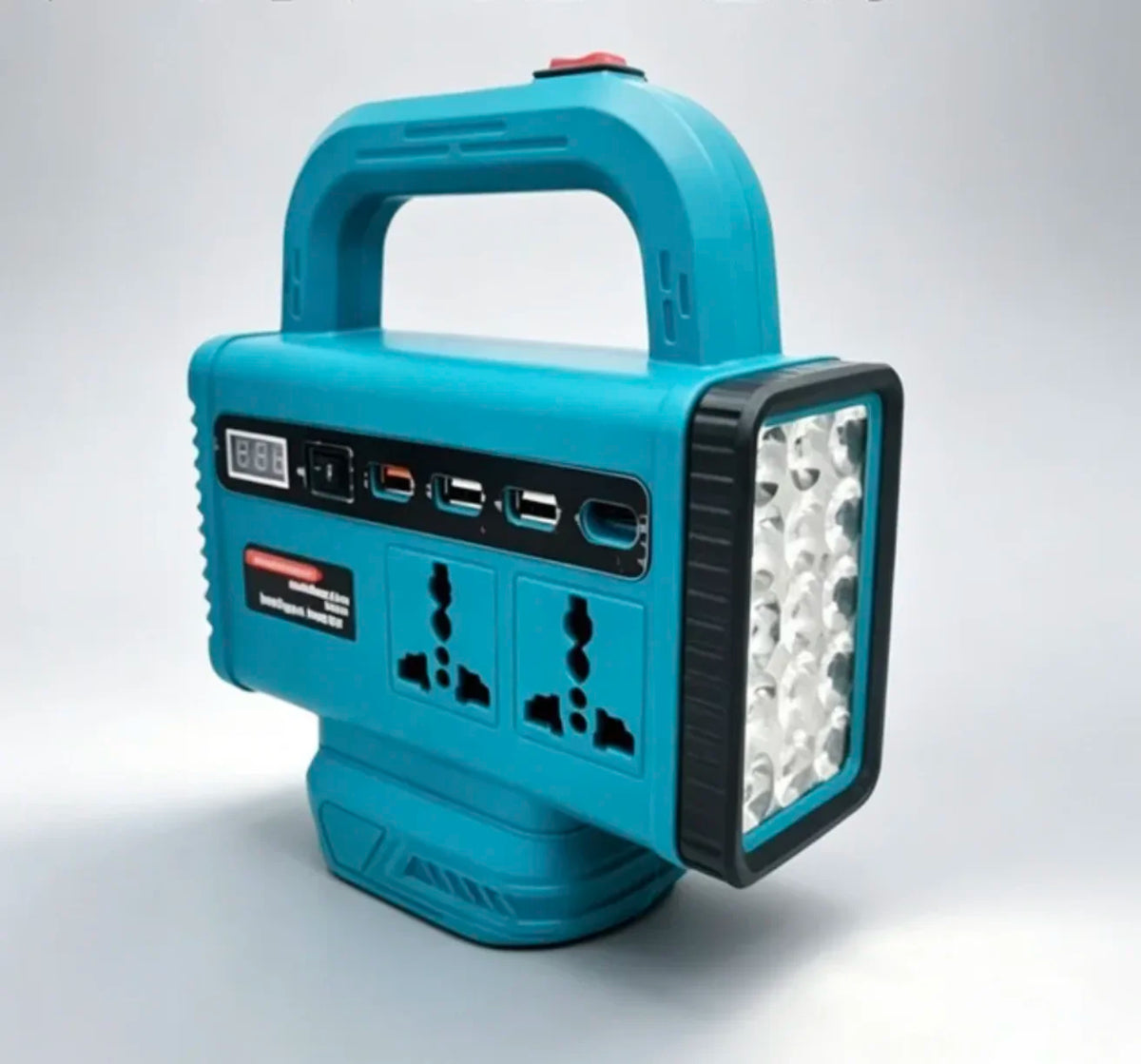 Multifunkcionalni prenosni inverter sa LED lampom, USB portovima i AC uticnicama