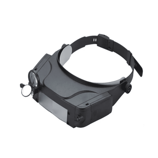 Naglavna lupa sa LED svetlom i podesivom trakom za glavu