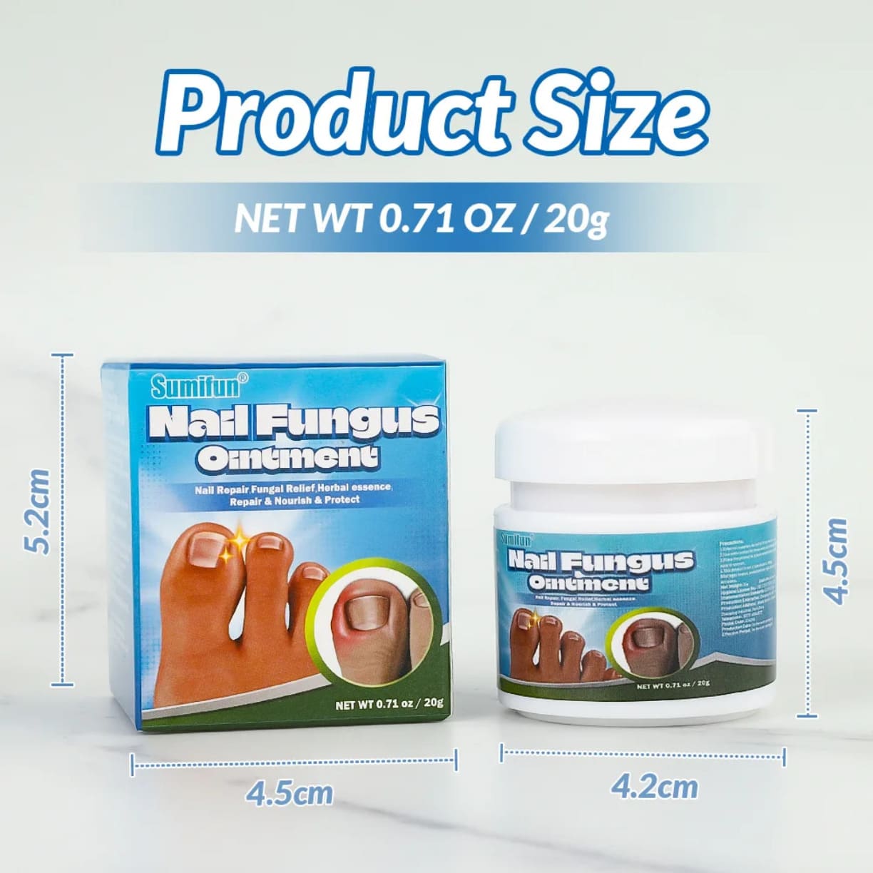 Krema za negu oštećenih noktiju stopala