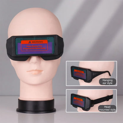 Automatske naocare za zavarivanje prikaz nacina nosenja na glavi