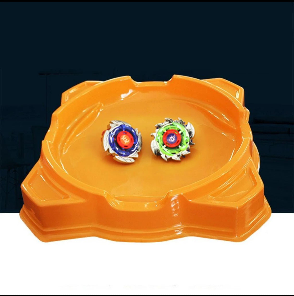 Narandzasta arena za Beyblade borbe sa dva spindera
