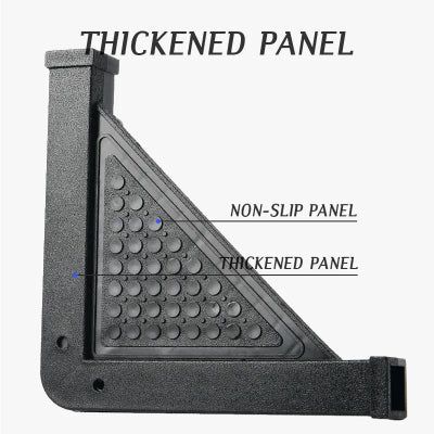 Neklizajuca gumirana ploca i debela ivica postolja za masinu sprecava proklizavanje i smanjuje vibracije