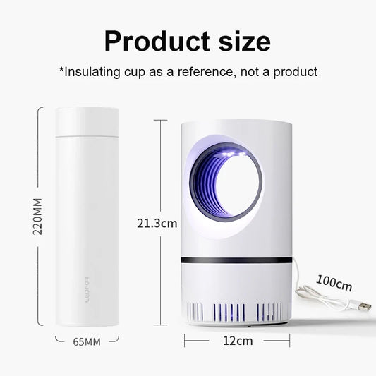 Dimenzije USB nocne lampe protiv komaraca sa posudom