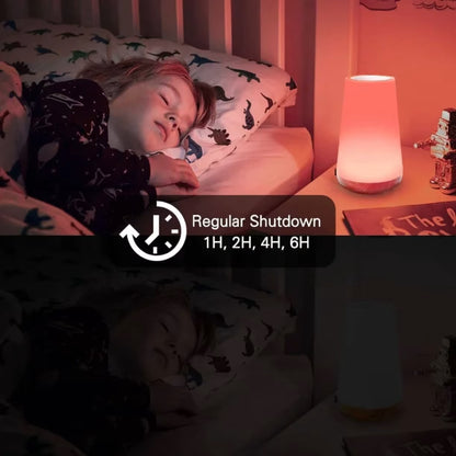 Prikaz lampe u decijoj sobi sa funkcijom automatskog iskljucivanja nakon jednog, dva, cetiri ili sest sati