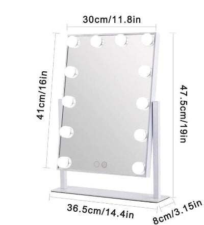Holivudsko Ogledalo sa LED Sijalicama