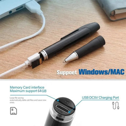Olovka kamera povezana na laptop sa micro SD karticom