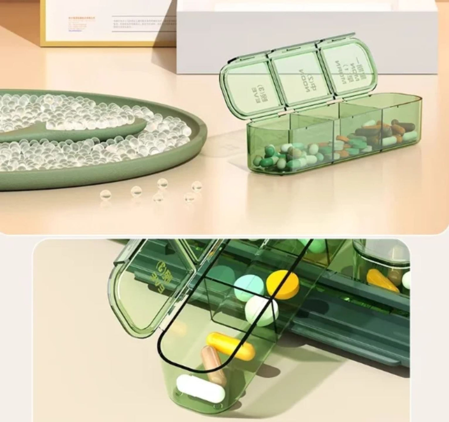 organizer za terapiju sa jasno podeljenim pregradama