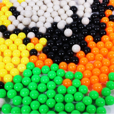 krupni kadar airsoft paintball kuglica raznih boja u vrecici municija za punjenje replika oruzja