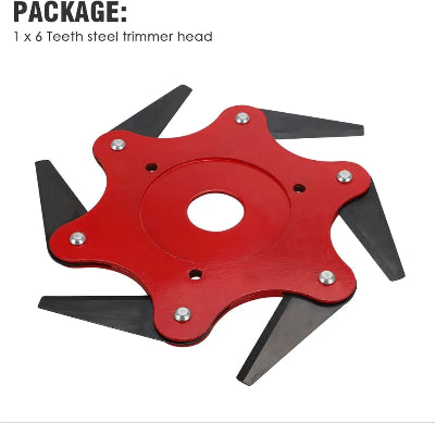 U pakovanju se nalazi sest-nozicna glava za trimer, spremna za montazu i upotrebu.