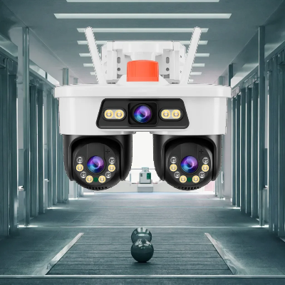 Pametna PTZ sigurnosna kamera sa dualnim socivima za nadzor hodnika skladista i zatvorenih prostora