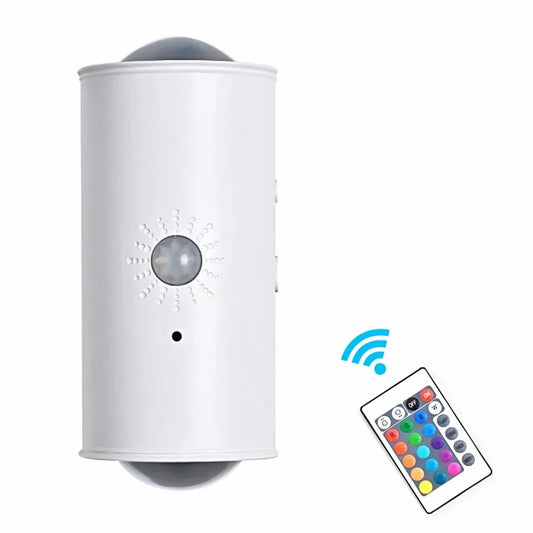 Pametna zidna bela RGB lampa sa senzorom pokreta i daljinskim upravljacem