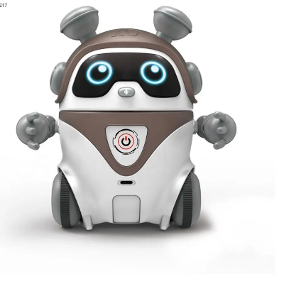 Interaktivna igracka robot za decu sa svetlecim ocima i zvucnim efektima. Pomaze u ucenju, razvoju motorike i zabavi. Odlican poklon za malisane.