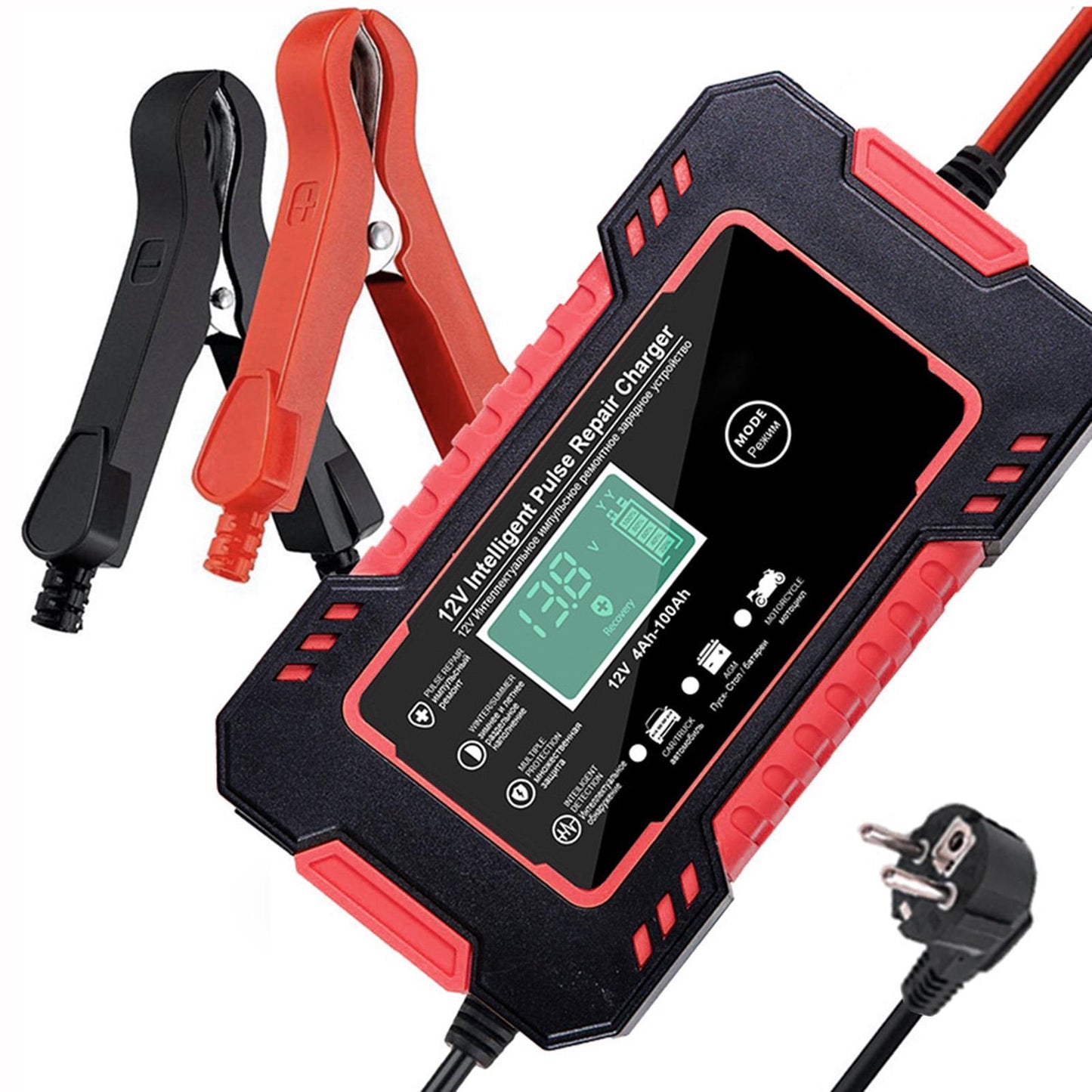 pametni punjac za akumulator sa digitalnim displejem