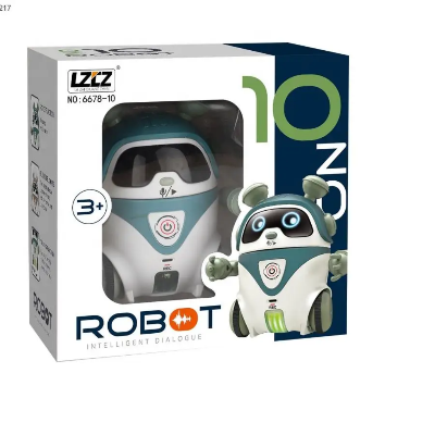 Pametni interaktivni robot igracka za decu sa mogucnoscu zvucnog dijaloga. Idealna za ucenje i zabavu, razvija komunikacione vestine kod dece. Odlican poklon.