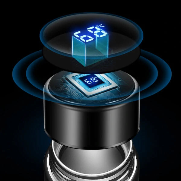 pametni termos sa ugradjenim senzorom za merenje temperature napitka