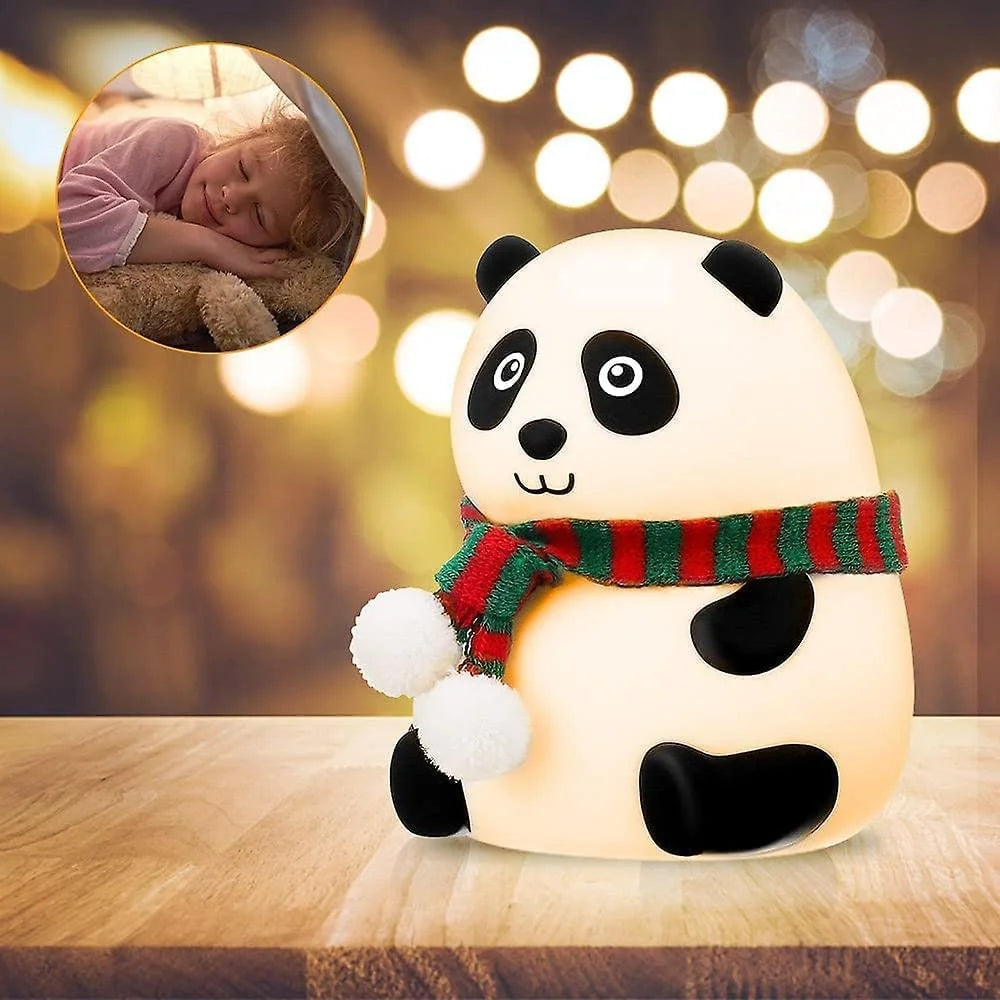 Panda nocna lampa kao nocno svetlo za spavanje dece