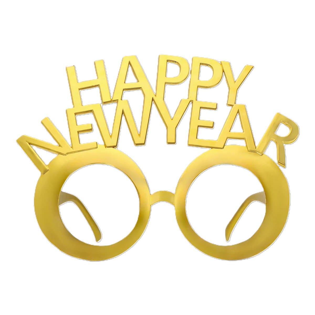 Zlatne party naočare Happy New Year za novogodišnju žurku
