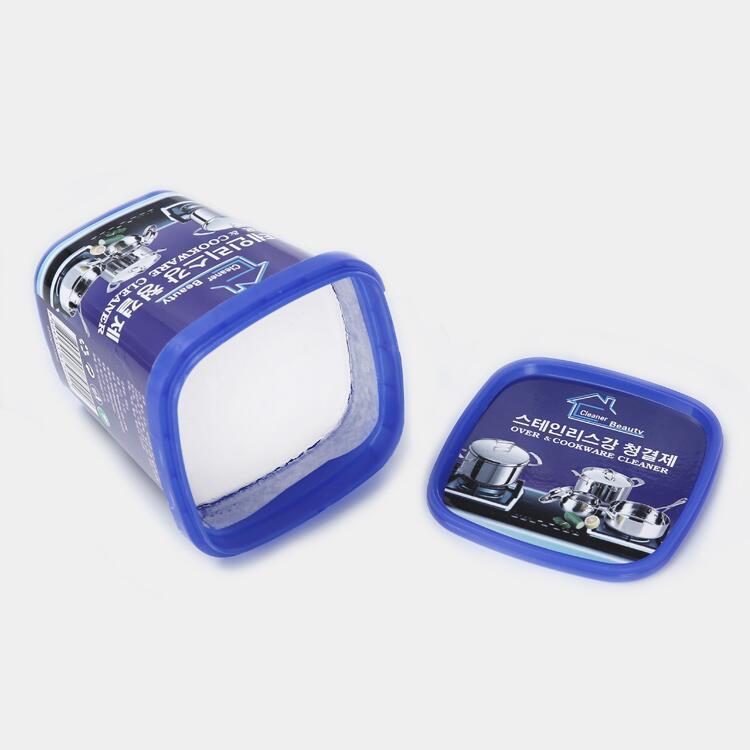 Pasta za ciscenje inox sudova u plavoj plasticnoj kutiji