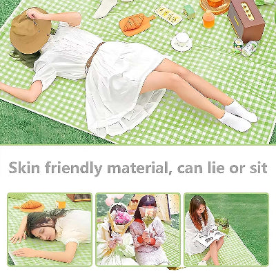 Piknik prekrivac, materijal prijatan za kozu. Pogodan za decu, mekan i siguran za koriscenje.