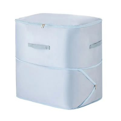 Platnena sklopiva kutija organizer za odecu i posteljinu. Veliki kapacitet za efikasno odlaganje stvari.