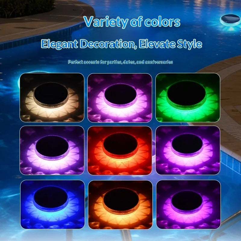 Plutajuca solarna LED lampa za bazen u vise RGB boja