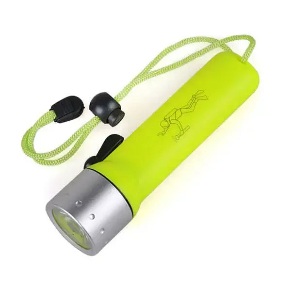 Podvodna zuta LED lampa za ronjenje sa trakom za zglob