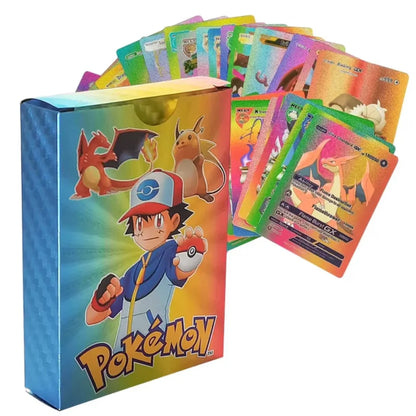 pokemon kolekcionarske karte sarena kutija i raznobojne karte