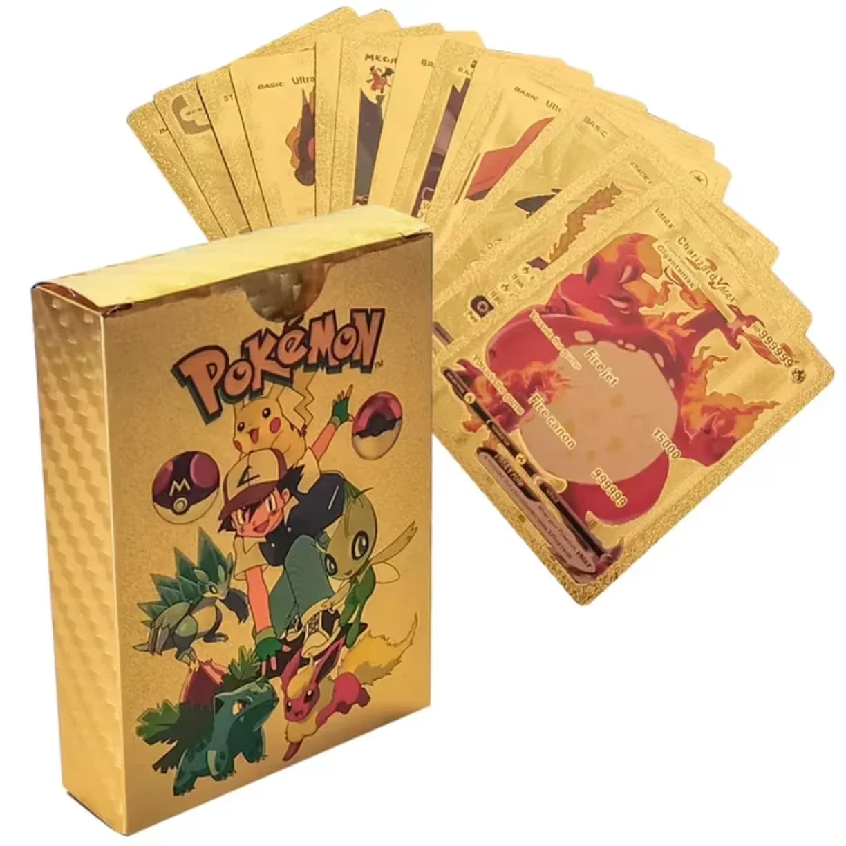 pokemon kolekcionarske karte zlatna kutija i set