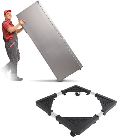 Pokretno postolje sa tockovima za lako pomeranje i premestanje teskih uredjaja bela tehnika transport bez napora
