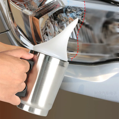 prikaz koriscenja seta za poliranje farova parom profesionalni nacin oporavka fara