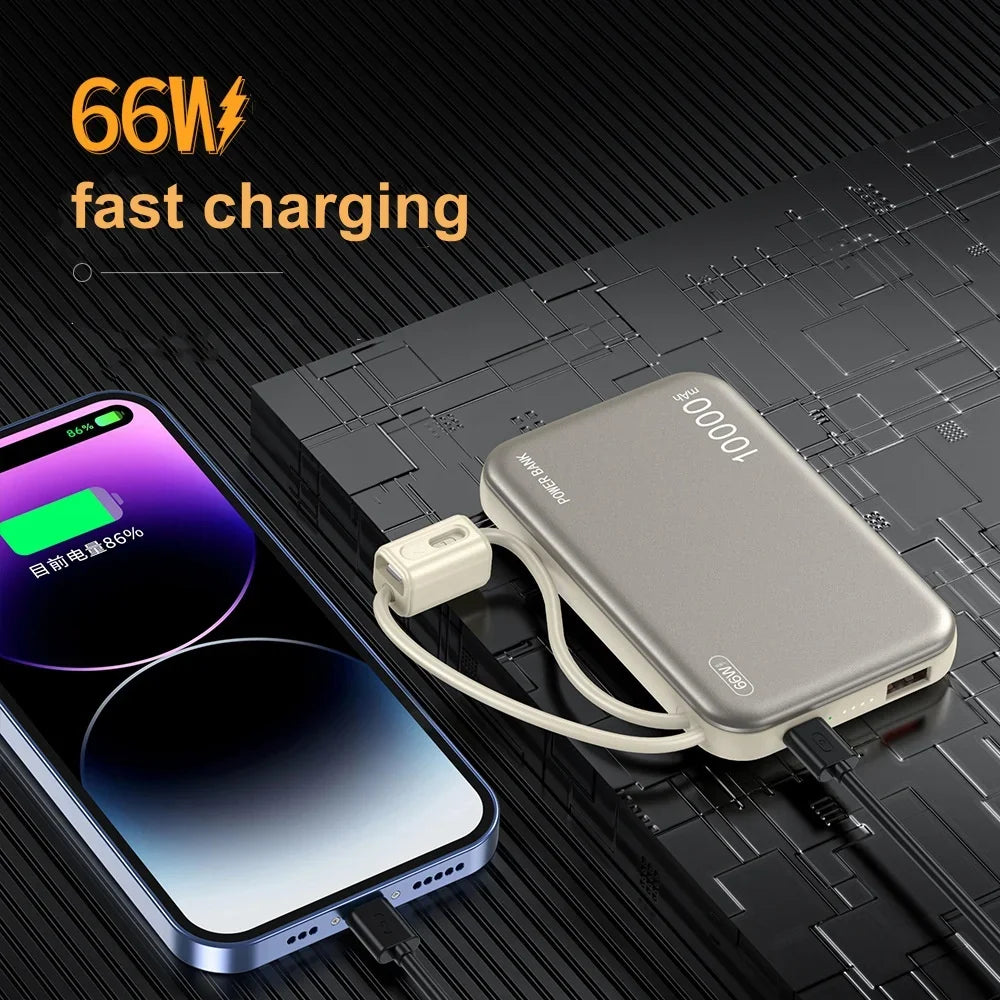 Power bank 10000mAh 66W brzo punjenje telefona