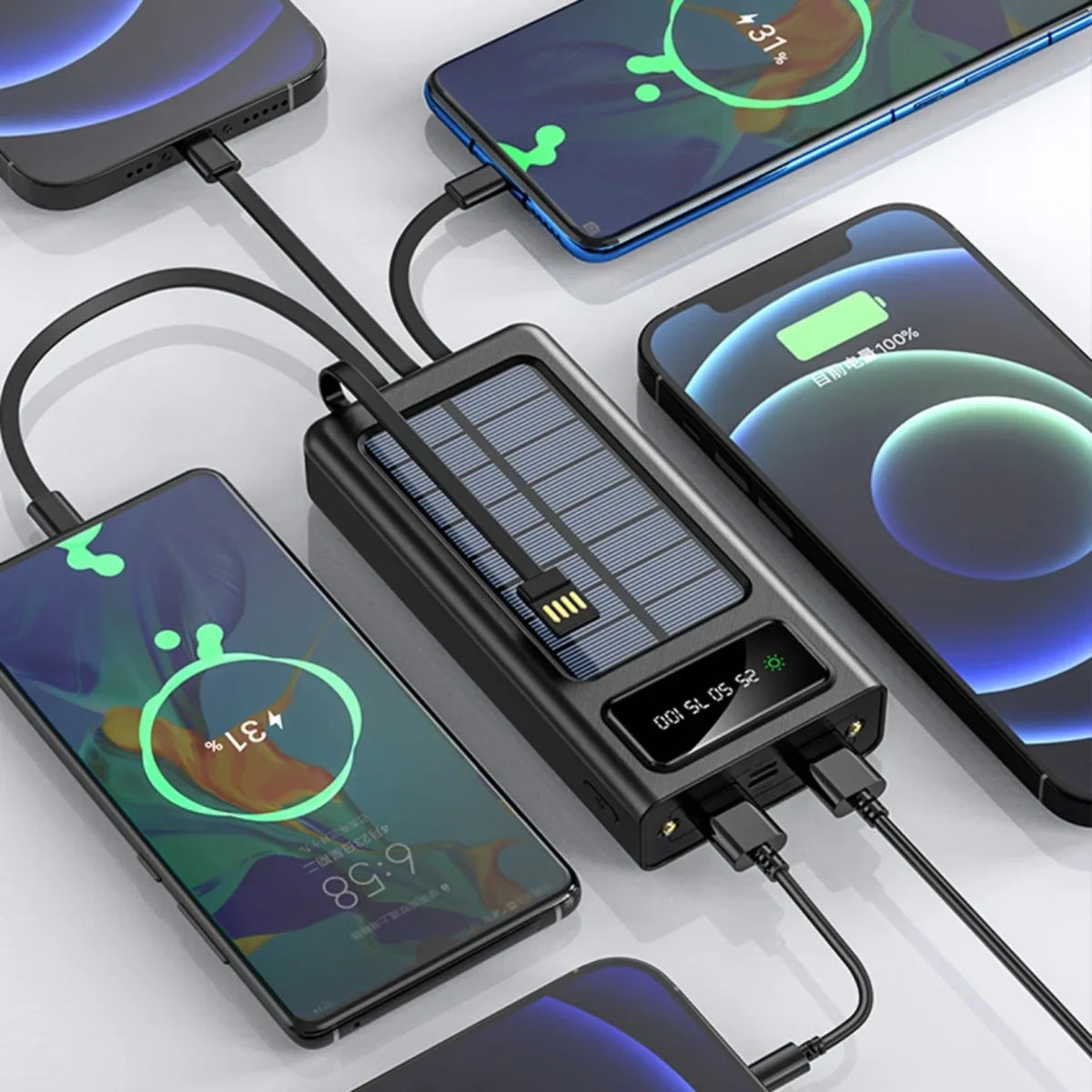 Power bank koji istovremeno puni vise pametnih telefona