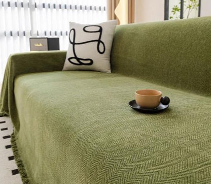 Prekrivac za namestaj sa naglaskom na prirodan i topao izgled