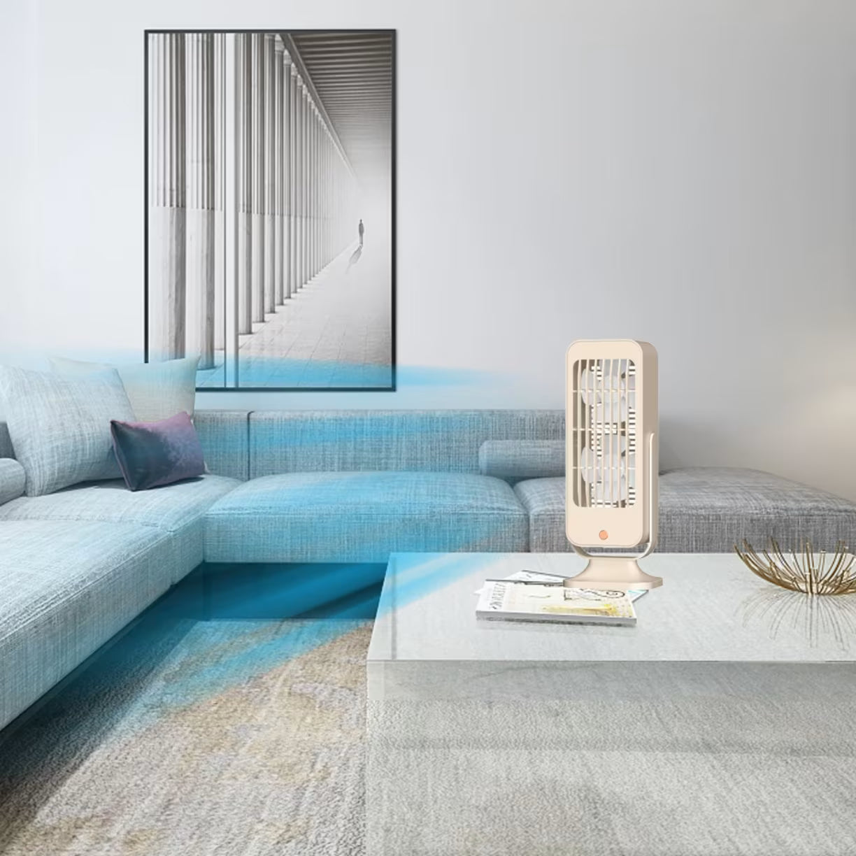 Stoni ventilator sa dva ventilatora